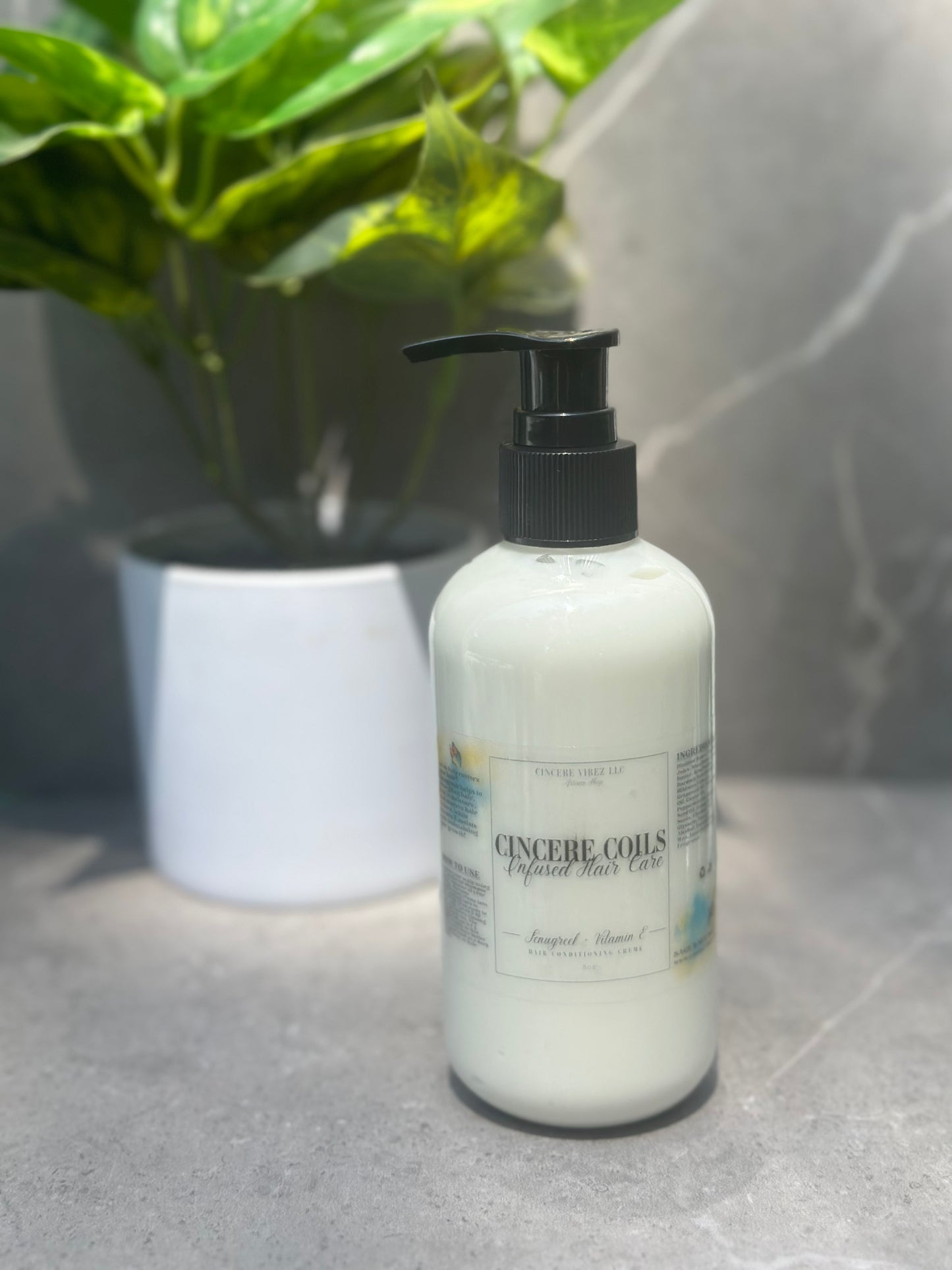 Cincere Coils Conditioning Creme: Fenugreek + Vitamin E
