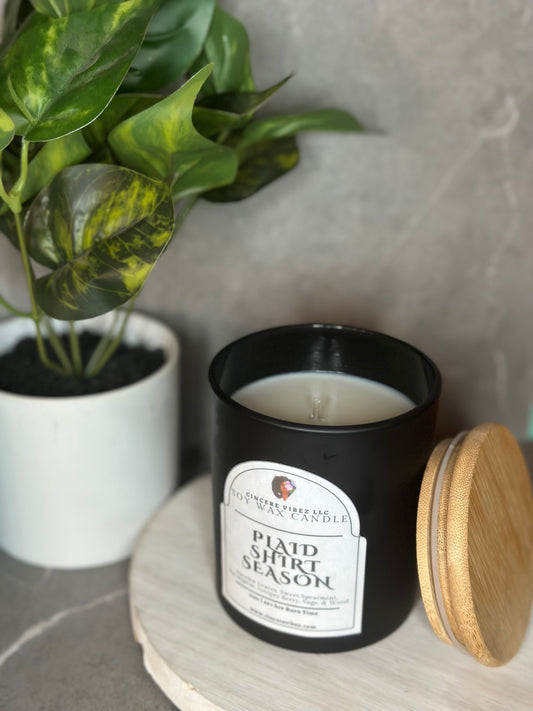 Plaid Shirt Season: Soy Candle