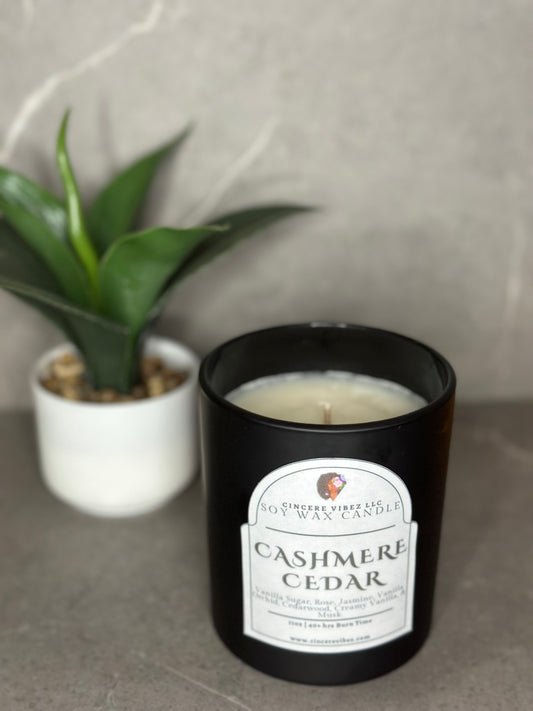 Cashmere Cedar: Soy Candle