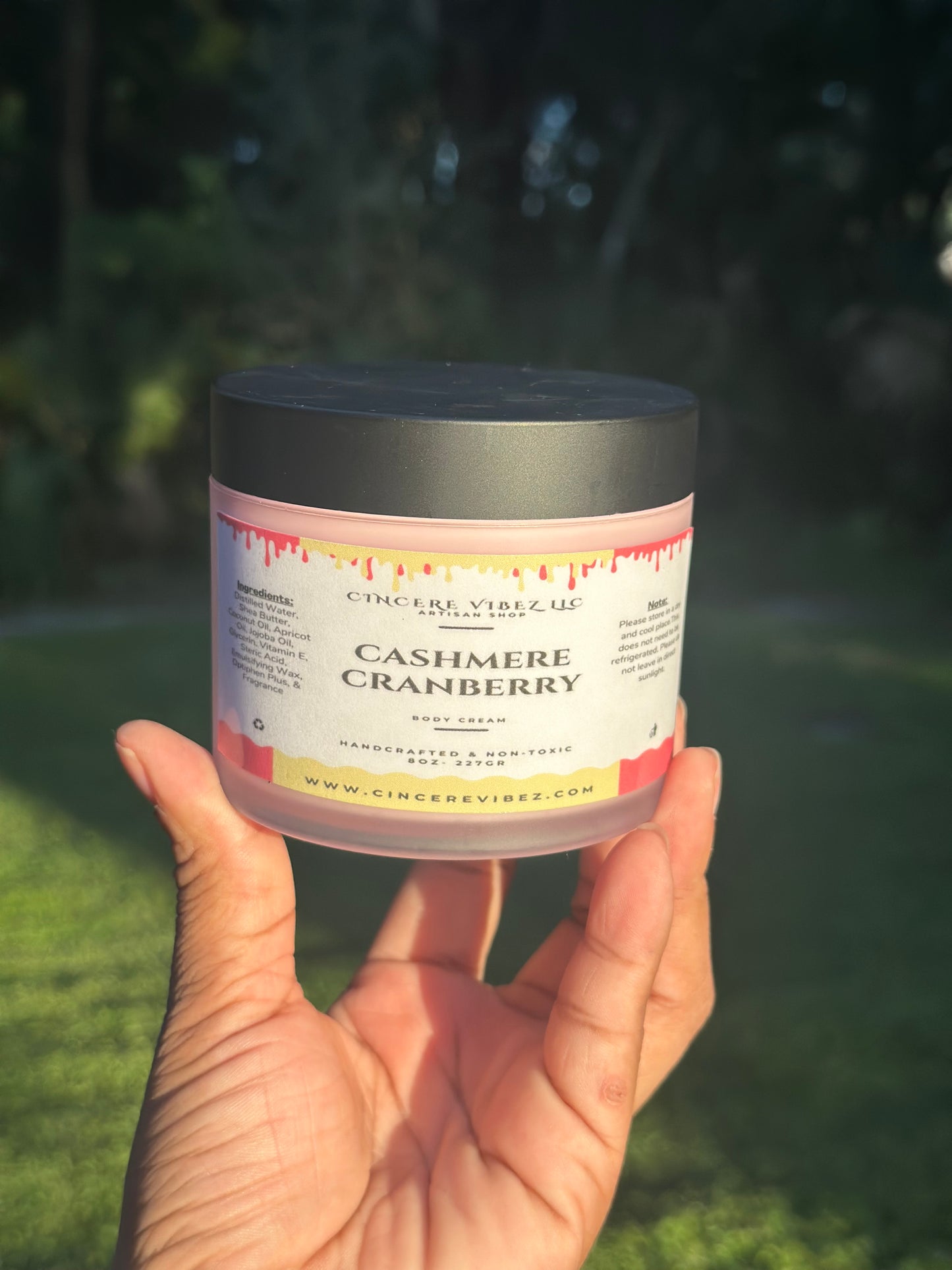 Cashmere Cranberry: Moisturizing Body Cream
