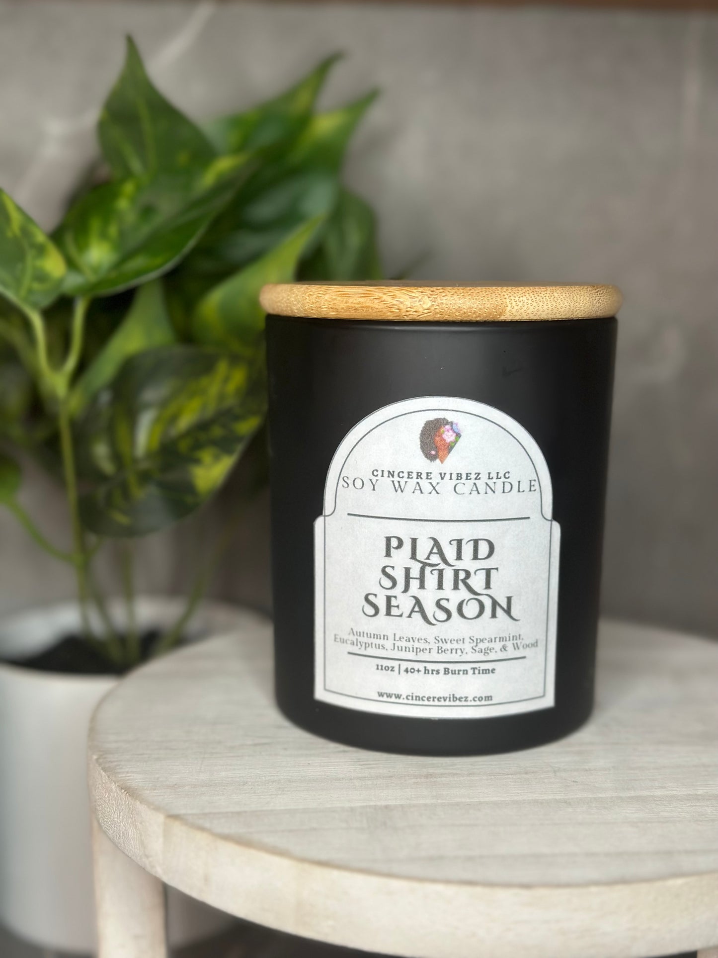 Plaid Shirt Season: Soy Candle