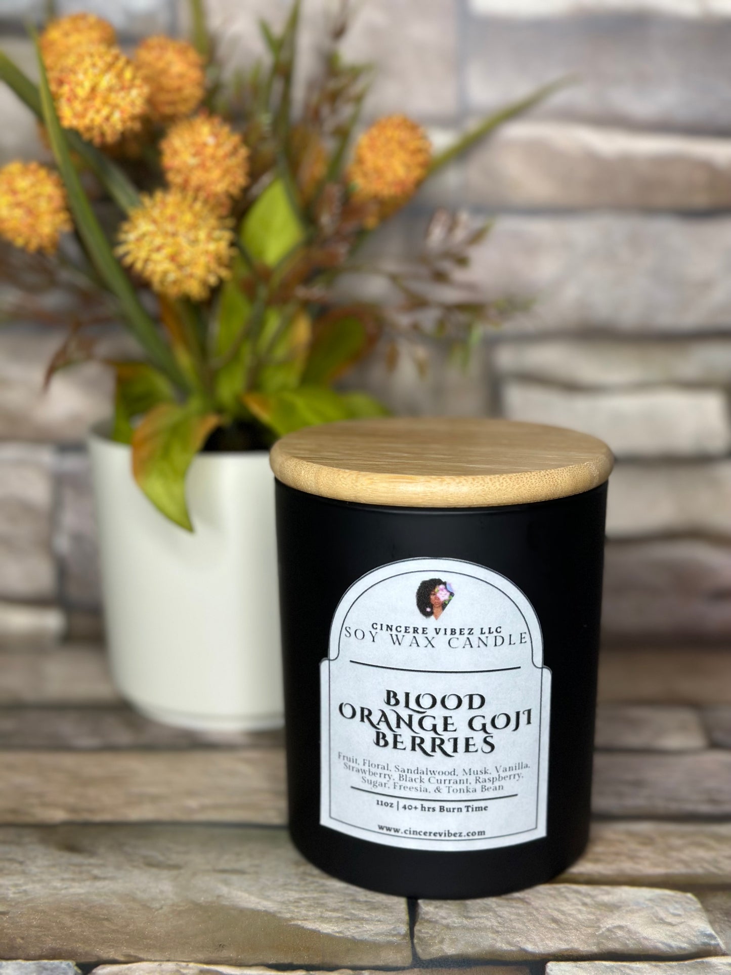 Blood Orange & Goji Berries: Soy Candle