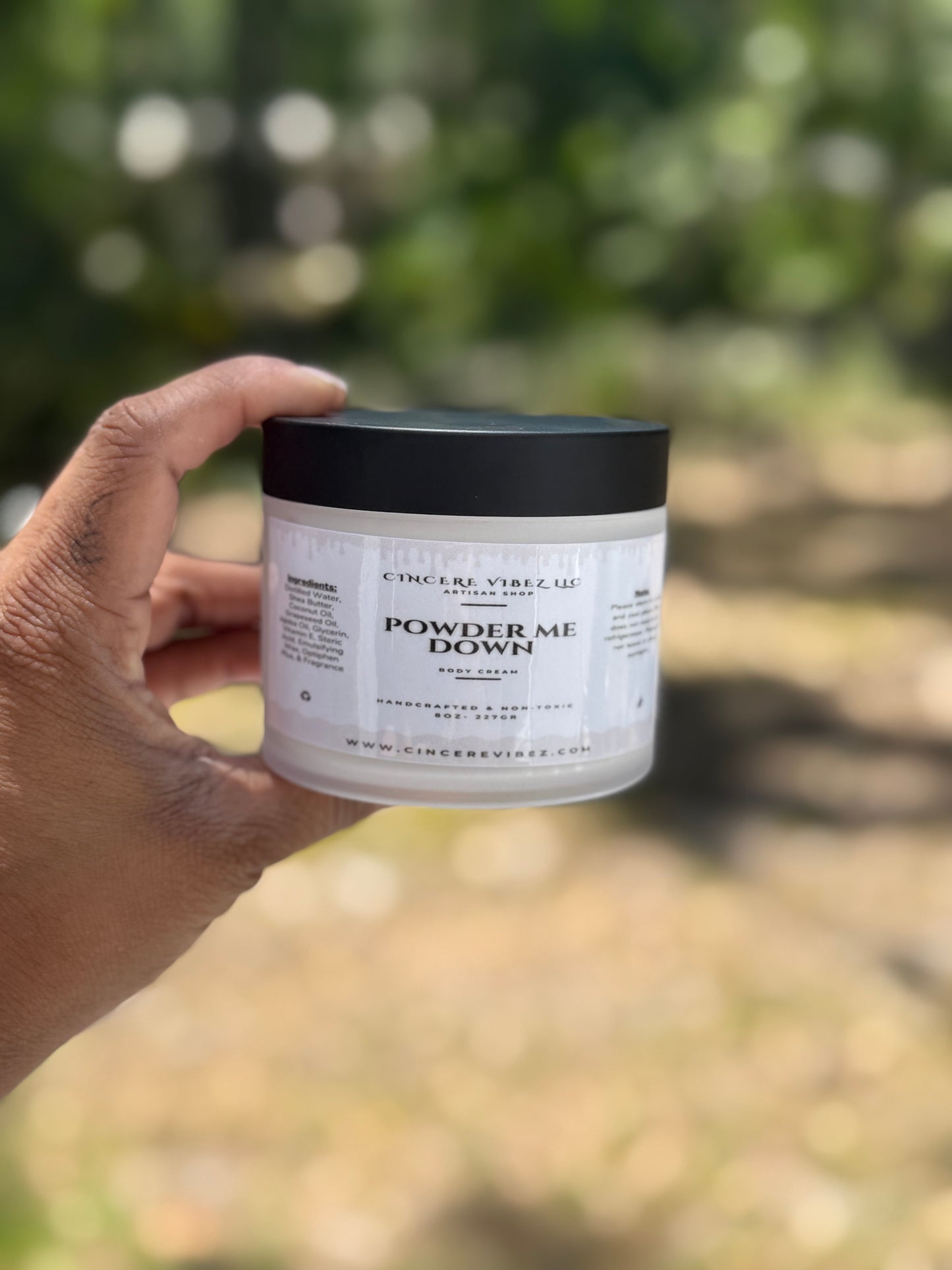 Powder Me Down: Moisturizing Body Cream