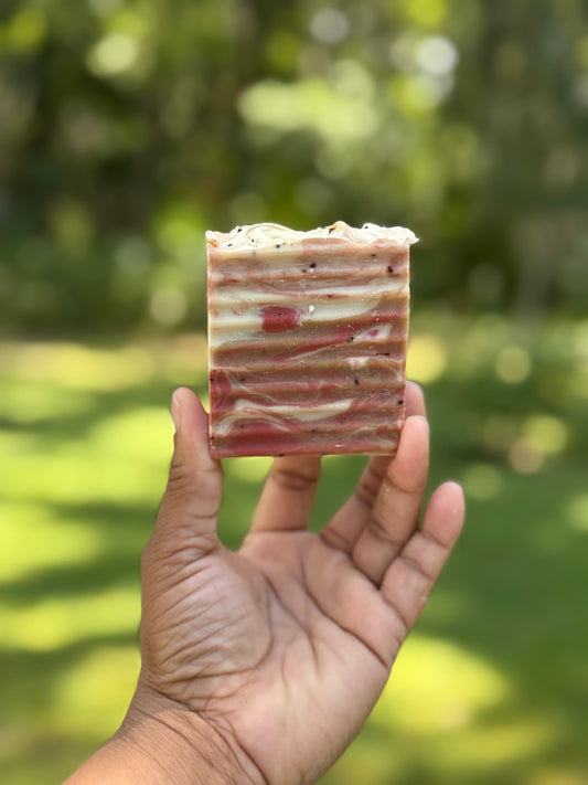 Rooted Pink Leaves: Natural Body Bar