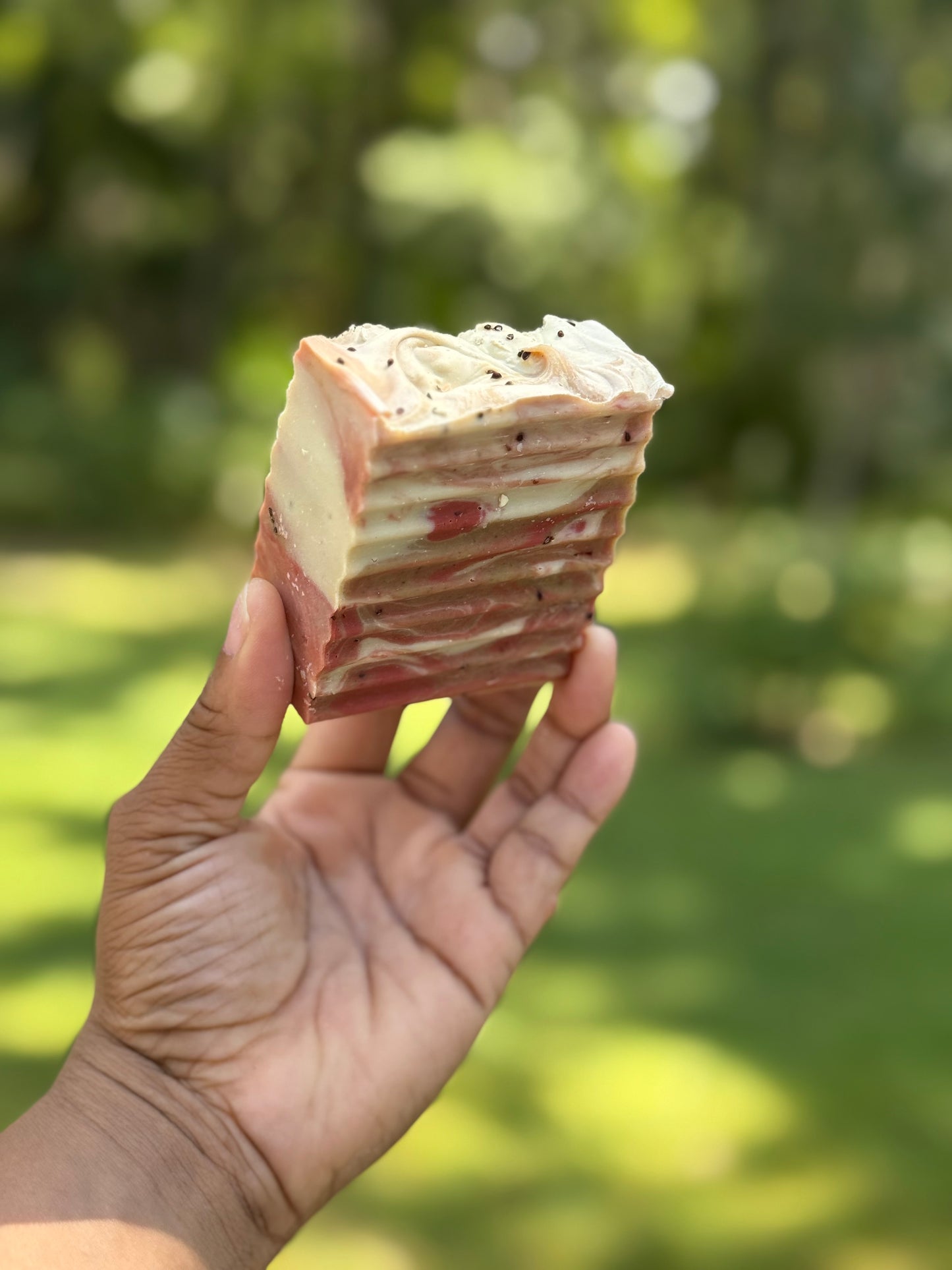Rooted Pink Leaves: Natural Body Bar