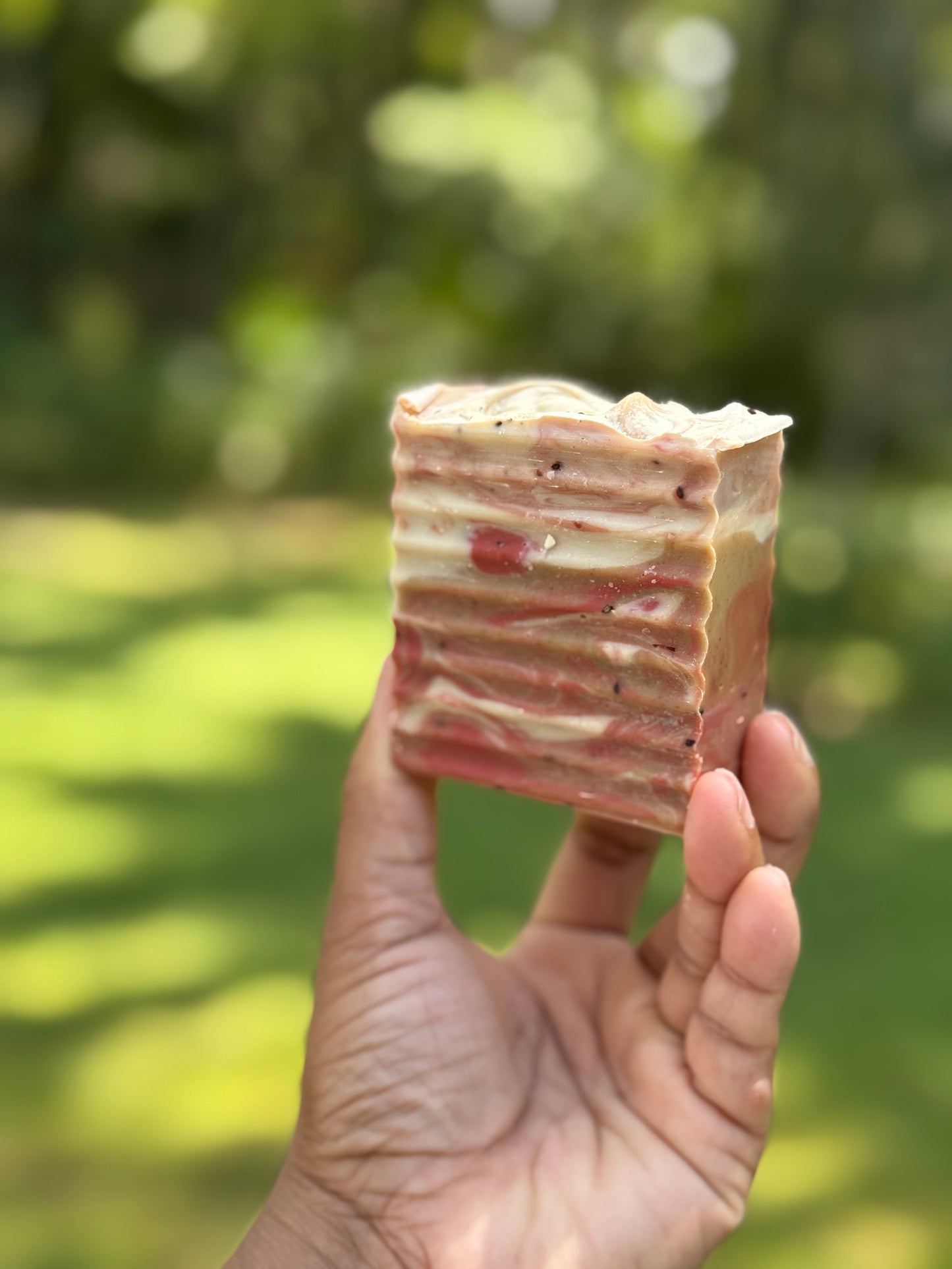 Rooted Pink Leaves: Natural Body Bar