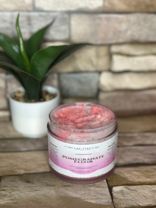 Pomegranate Elixir: Emulsified Sugar Scrub