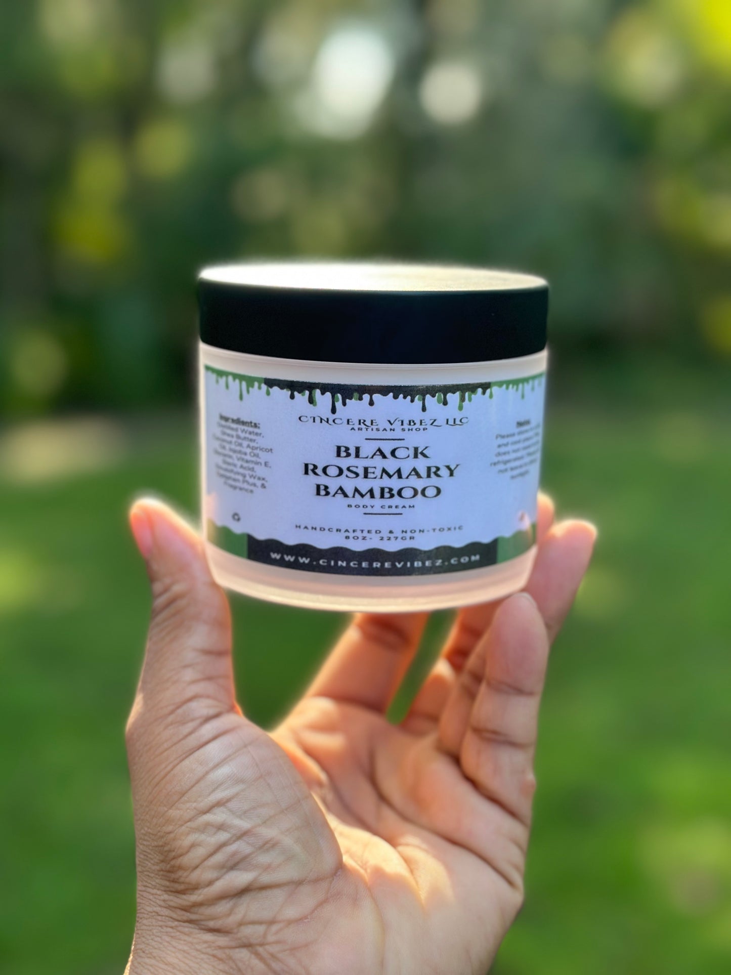 Black Rosemary Bamboo: Moisturizing Body Cream