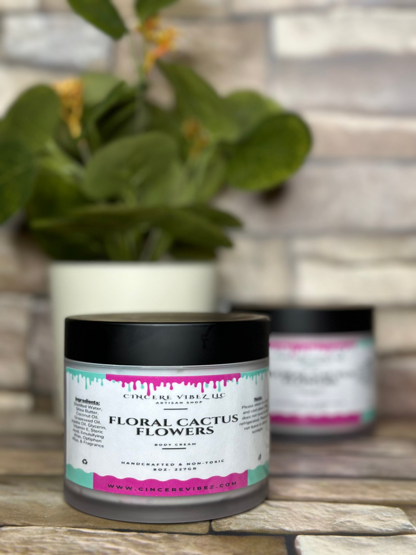 Floral Cactus Blossom: Moisturizing Body Cream