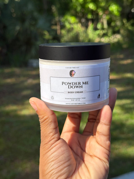 Powder Me Down: Moisturizing Body Cream