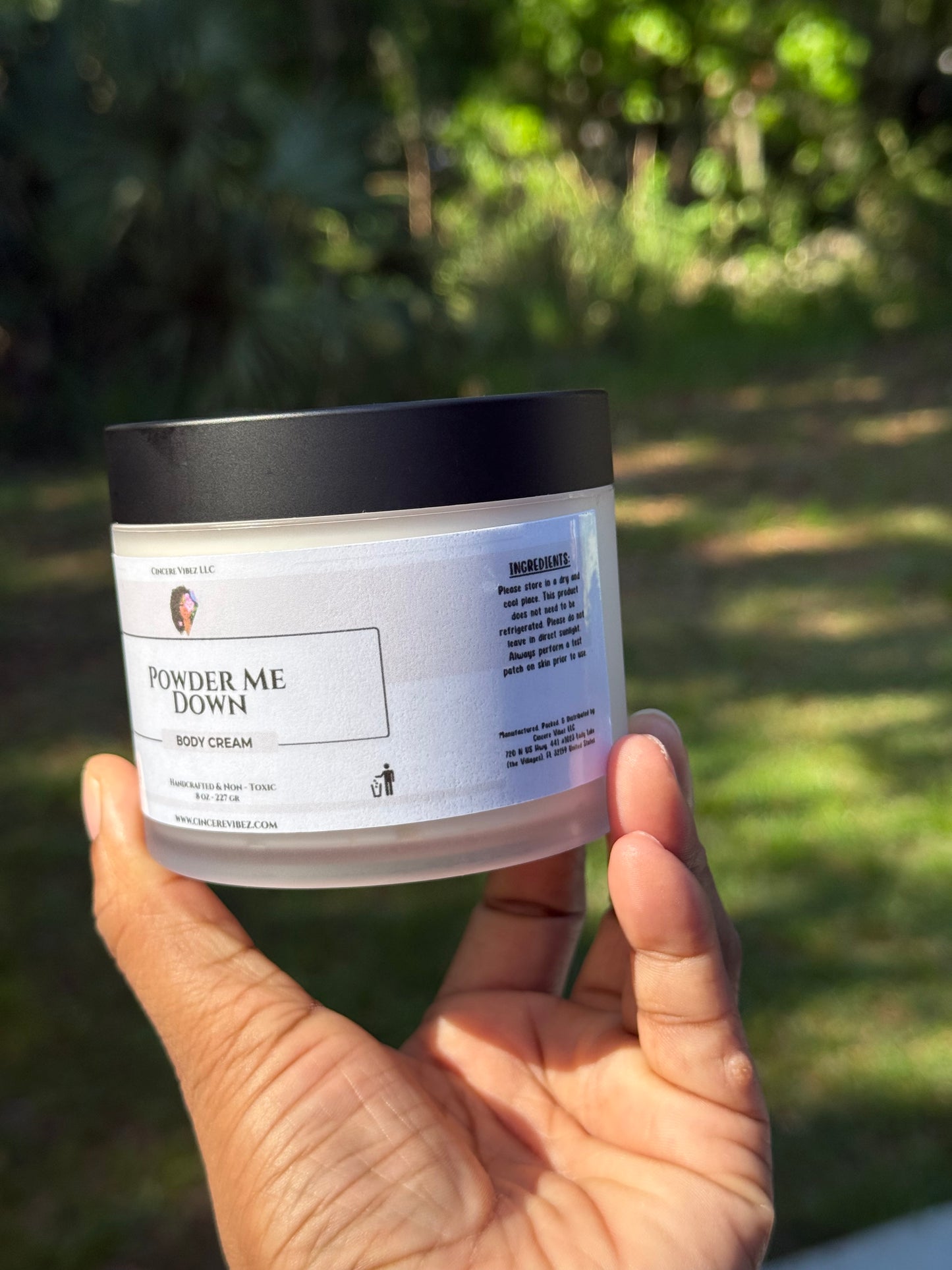 Powder Me Down: Moisturizing Body Cream