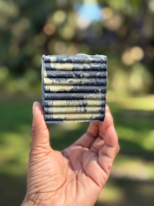 Charcoal & Spinach: Natural Body Bar