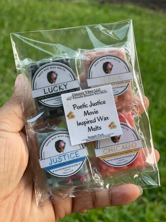 Sample Pack: Poetic Justice Movie Inspired Wax Melts